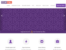 Tablet Screenshot of cccam-full.com